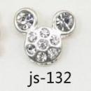 3D Metal Alloy Crystal AB Color (10 pcs) - JS-132