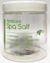 Pedicure Spa Salt Clear Plastic Jar - 16 oz