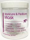 Pedicure Mask Clear Plastic Jar - 16 oz