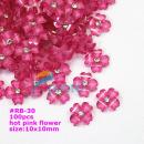 3D Nail Art - Hot Pink Flower (100 pcs)