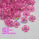 3D Nail Art - Pink Flower (100 pcs)