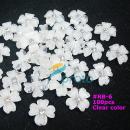 3D Nail Art - Clear Color Flower (100 pcs)