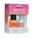 Orly Perfect Pair Orange Sorbet- .3 fl oz