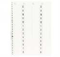 Refill Appointment Book 4 Columns- 200 Pages