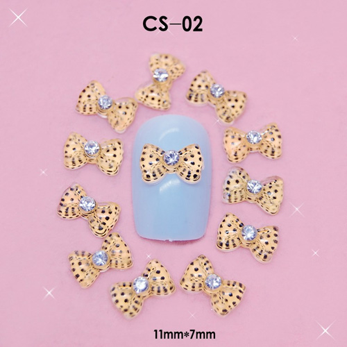 Resin Bow Nail Art Decoration - CS-02 (100 pcs)