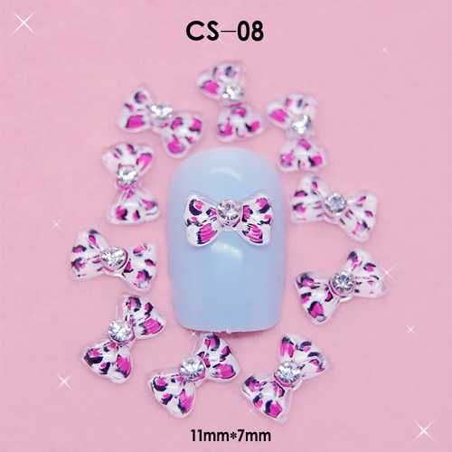 Resin Bow Nail Art Decoration - CS-08 (100 pcs)