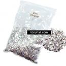10,000 pcs 2mm Round Nail Art Rainbow Rhinestone Tips