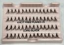 Eyelashes - SHORT BLACK Knot-free 20 hairs