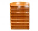Single Polish Rack - Dark Wooden Color (120 bottles)