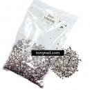 1 Bag 10000 pcs 2mm Round Nail Art Crystal Rhinestone Tips
