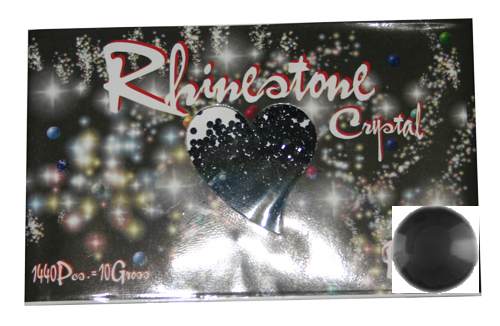 Rhinestone Crystal Color SS5 - Black - 1440ct