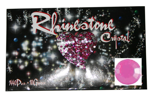 Rhinestone Crystal Color - Pink - 1440ct