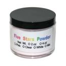 Five Stars Acrylic Powder -White - 4 oz