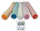 Polymer Clay Cane Flower Art A-118 - 2 Inches Long