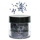 Art Glitter & Confetti Shape - Square - Silver Black