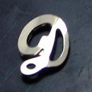 Charm Silver - Char D (10 pieces a bag)