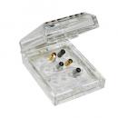 Carbide Bits Container - Clear Box - 12 Slots