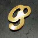 Charm Gold - Char P (10 pieces a bag)